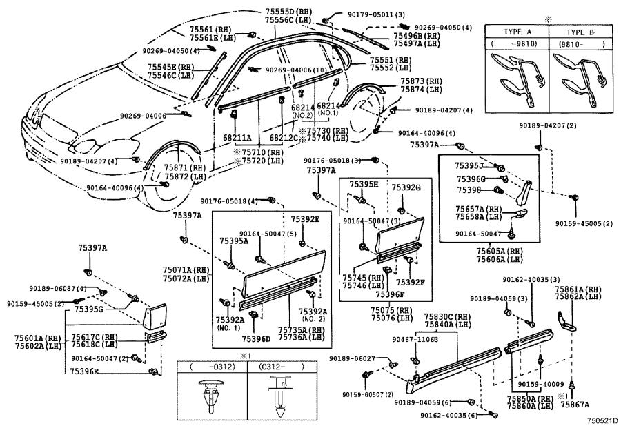 Предохранители lexus gs 300