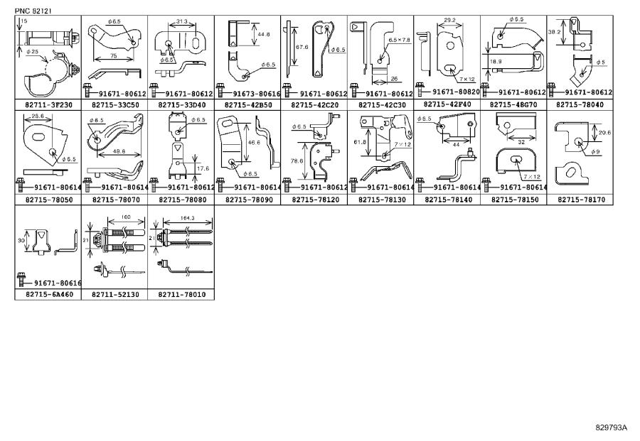 Lexus NX 200t Wire, floor. Engine, traffic, spot 8216178D40 Rallye