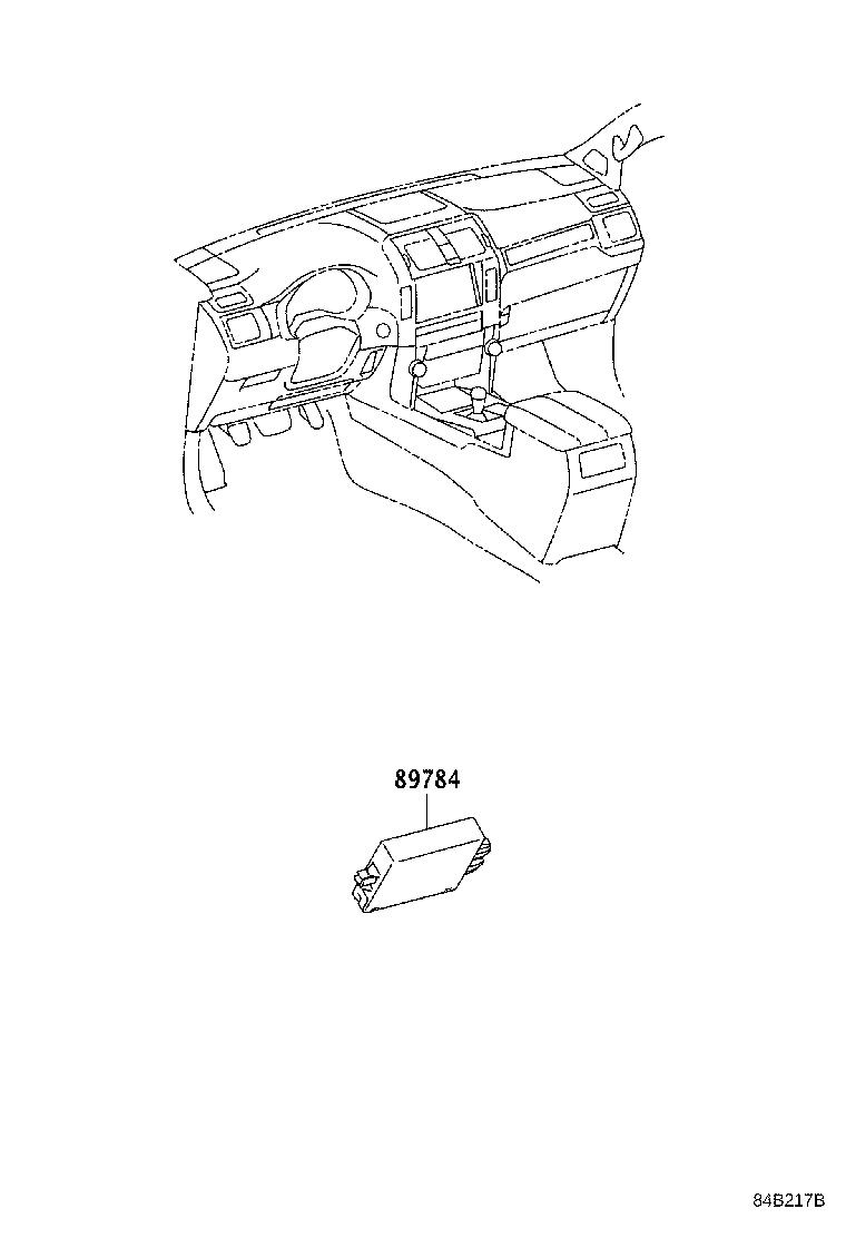 Theft sensor lexus