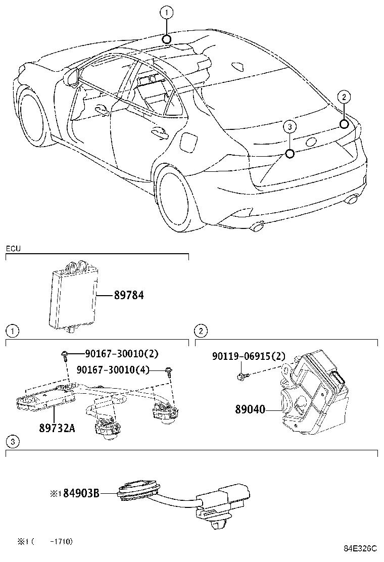 Theft sensor lexus