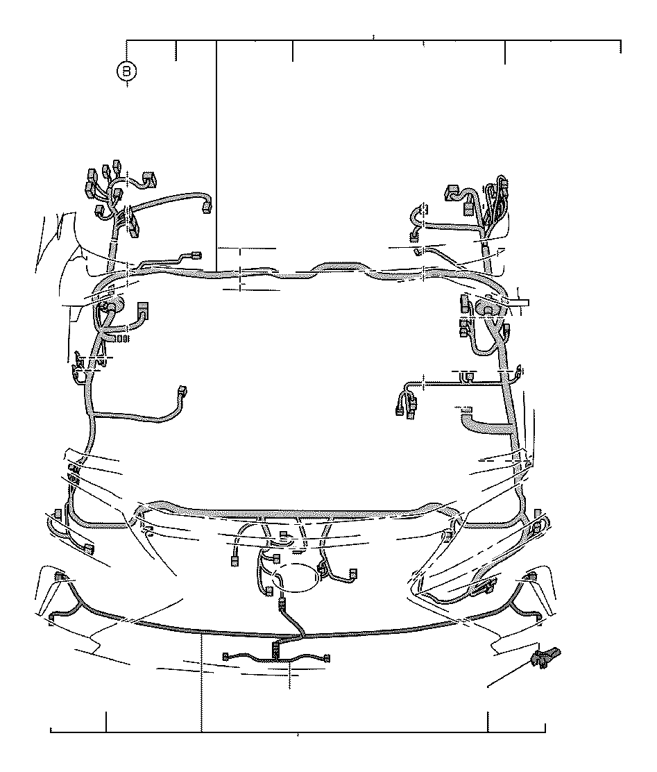 Lexus Lx 570 Wire Engine Room No 4 Panel Box