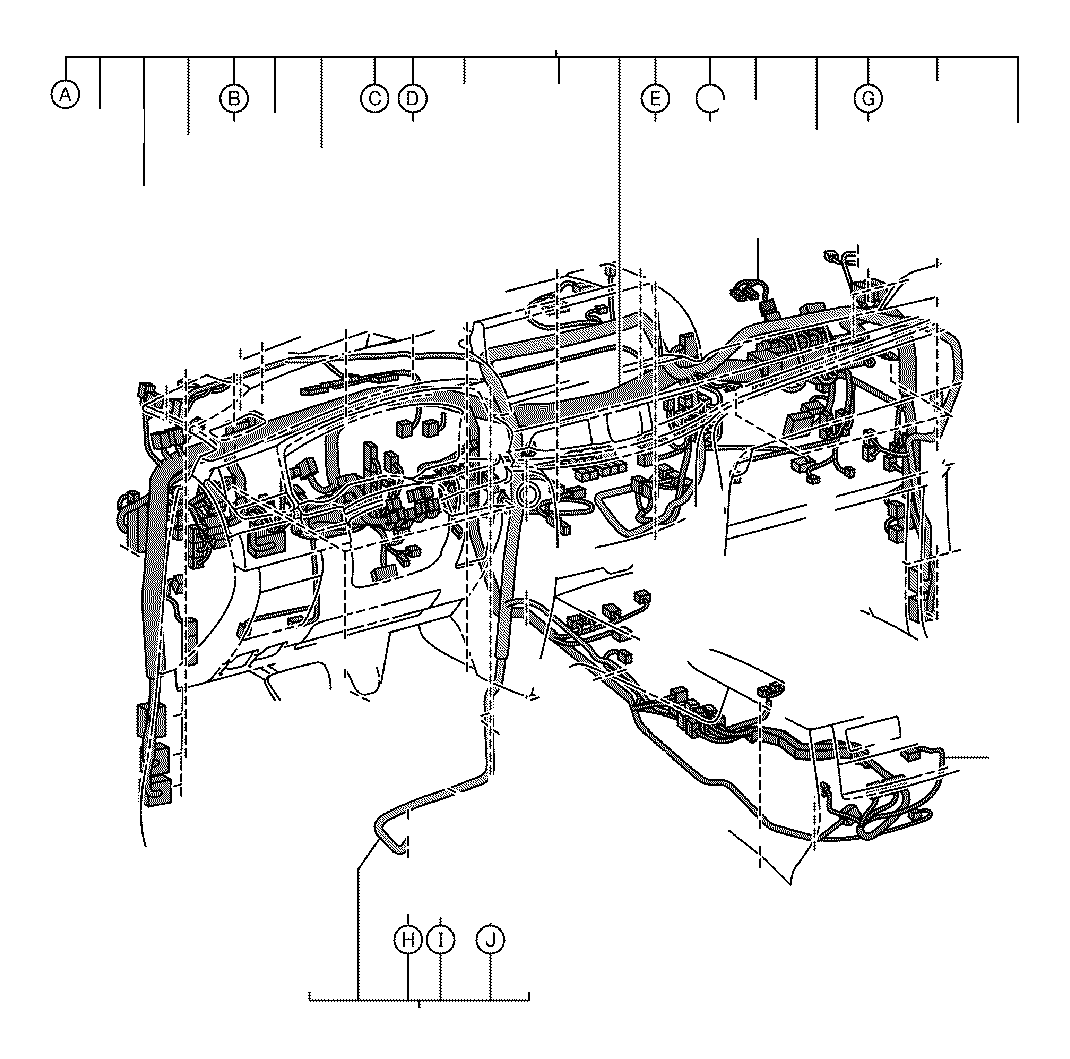 Lexus Lx 570 Wire Console Box Engine Instrument Room